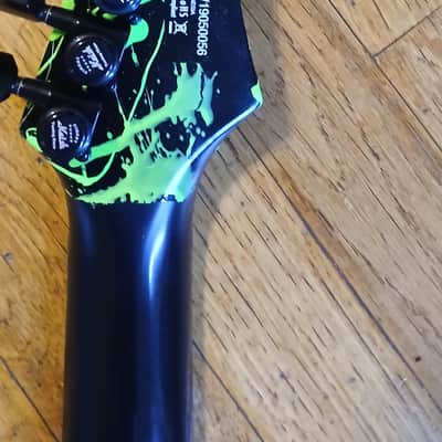 Solar Guitars A2.6 - Toxic Green Splatter image 6