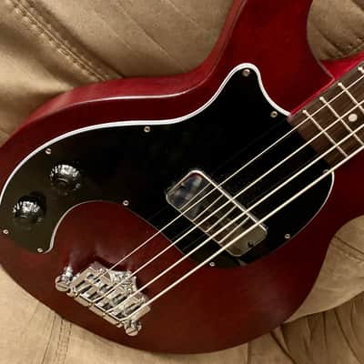 Gibson Les Paul junior tribute DC Bass lefty left handed 2021 Worn Cherry image 15