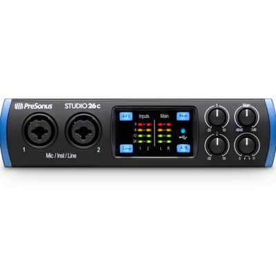 PreSonus Studio 26C 2x4 USB-C Audio / MIDI Interface | Reverb