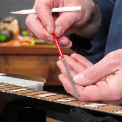 StewMac Fret End Dressing File - Safely Fix Sharp Guitar Fret Ends & Fret Sprout! image 4