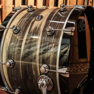 DW Exotic Performance Black Poplar Drum Set - 14x22,9x13,16x16,6.5x14 image 3