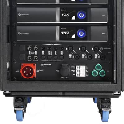 Dynacord SR20TGX-US Preconfigured 10U TGX Amplifier System Rack image 3