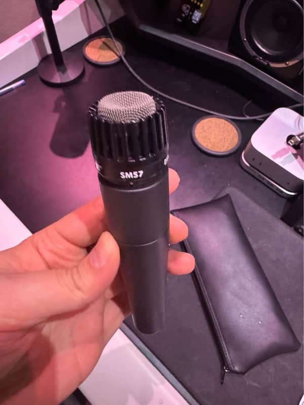 Shure SM57 Cardioid Dynamic Microphone 1984 - Present - Black image 1