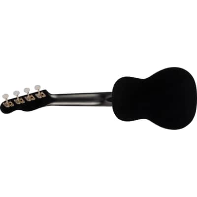 Fender Venice Soprano Ukulele - Walnut Fingerboard, Black image 8