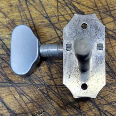 Vintage RARE 1964 Van Ghent Gretsch Tennessean 3x3 Individual Bass Side Guitar Tuner Luthier Parts image 3