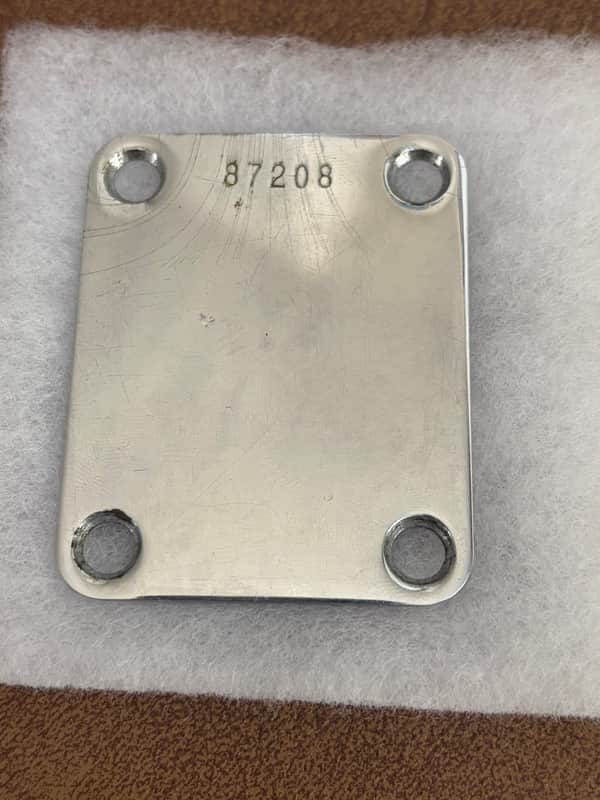 Fender Neck plate 1962 neckplate telecaster strat jaguar jazzmaster vintage image 1