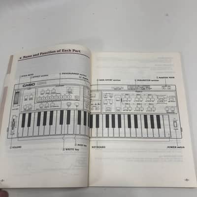 CASIO CZ101 OPERATION MANUAL user synthesizer book keyboard VINTAGE image 2