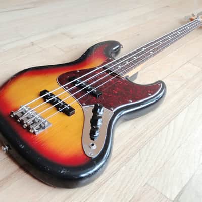 1982 Squier JV '62 Jazz Bass Sunburst Japan MIJ Fender USA Custom Shop Pickups image 12