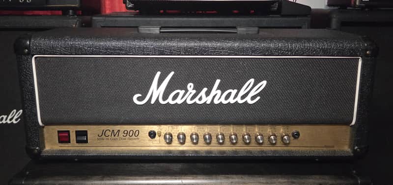 Marshall Kruse Modded JCM900 Hi Gain Dual Reverb Model 4500 50-Watt Head image 1