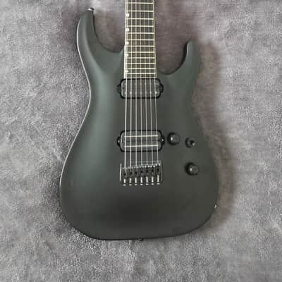 ESP E-II Horizon NT-7B Hipshot 2018 Black Satin image 1