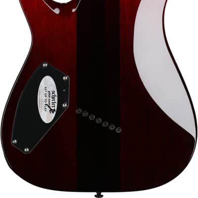 Schecter Reaper-7 Elite Multiscale 7-string Electric Guitar - Blood Burst (2182) image 9
