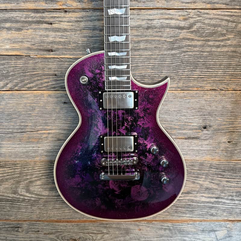 ESP Eclipse Custom Electric Guitar - Purple Peel image 1
