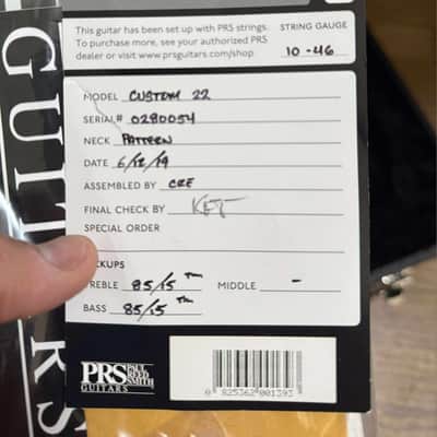 PRS Custom 22 Tremolo 2019 - Purple Mist image 13