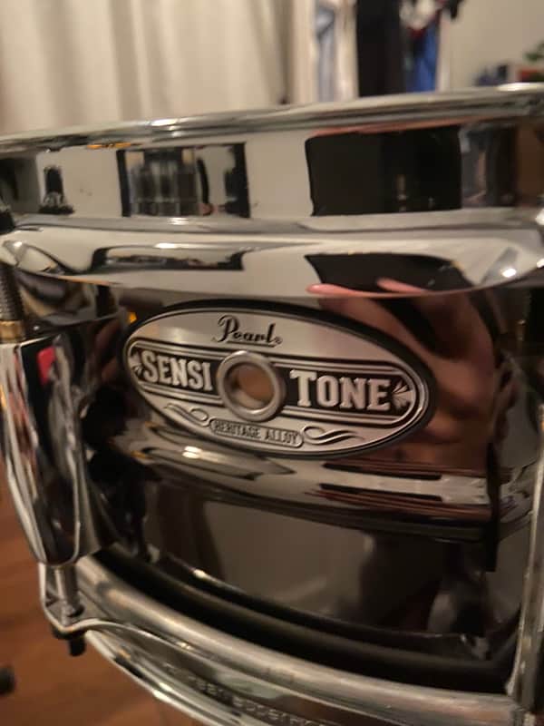 Pearl Sensitone - Heritage Brass Alloy Black Nickel 14x5.5 image 1