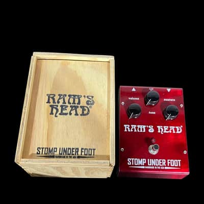 Stomp Under Foot Ram's Head (Violet Version) Fuzz Pedal | Reverb
