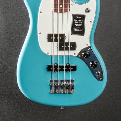 Fender Player II Mustang Bass PJ - Aquatone Blue w/Rosewood image 2