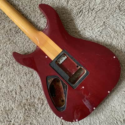 SSS Tiger Maple Top Cherry Burst Guitar Mahogany Body, Maple Neck image 17