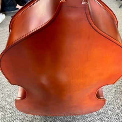 Palatino VB-004 Crack-Resistant Upright Bass with Padded Bag, 3/4 Size image 5