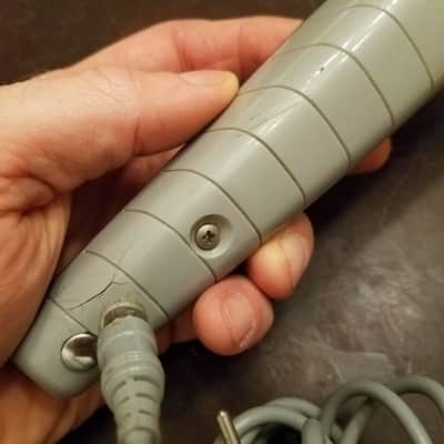 Electro-Voice 927 Webcor Crystal Slim Mic Hi-Z Lo-Fi RCA out or 727 Ceramic 1960 - light and dark grey image 6