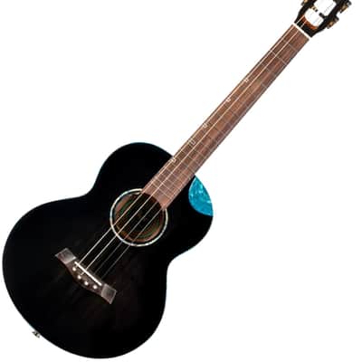 Flight Nighthawk EQ-A Solid Spruce Top Mahogany Neck 4-String Acoustic-Electric Baritone Ukulele w/Gig Bag, Pickup & Humidifier image 3