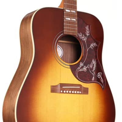 Gibson Hummingbird Studio Walnut Acoustic-Electric Walnut Burst Top Crack As-Is image 5