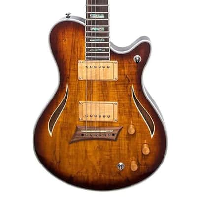 Michael Kelly Hybrid Special Electric Acoustic Guitar Spalted Burst image 3
