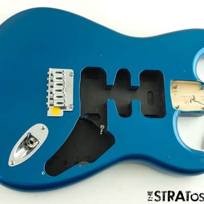 Fender Standard Stratocaster Strat BODY HARDWARE, Poplar, Aqua Marine Metallic image 1