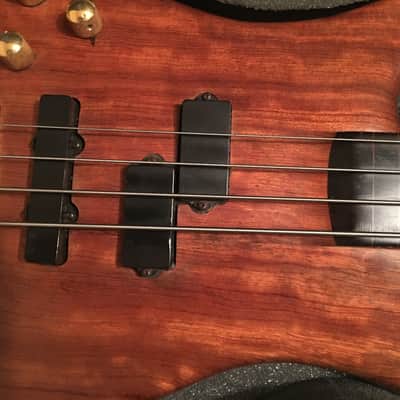 Warwick  Streamer 1991 Natural lined Fretless image 5