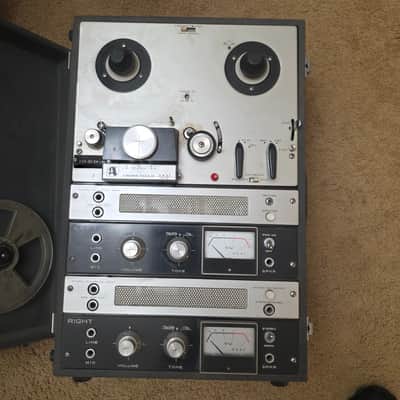 Akai M-8 Cross Field Tube Reel to Reel Stereo Tape Recorder - Working - Made in Japan image 3