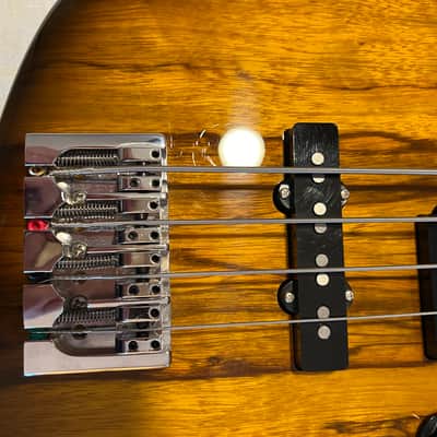 Warmoth Jazz Bass 2013 Tobacco burst image 3