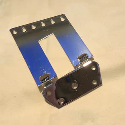 Rickenbacker Vintage-style trapez tailpiece (#01121) + bracket (#01122) for 6 and 12 string models image 2