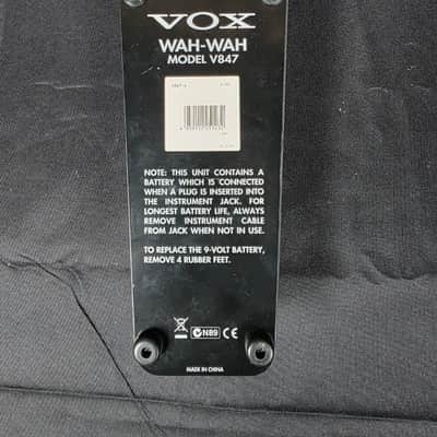 Vox V847 Wah 1994 - 2006 - Black / Chrome image 2