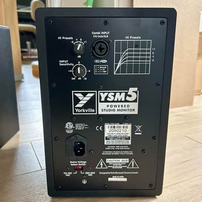 Yorkville YSM5 5" Active Studio Monitor - Pair 2023 - Present - Black image 3
