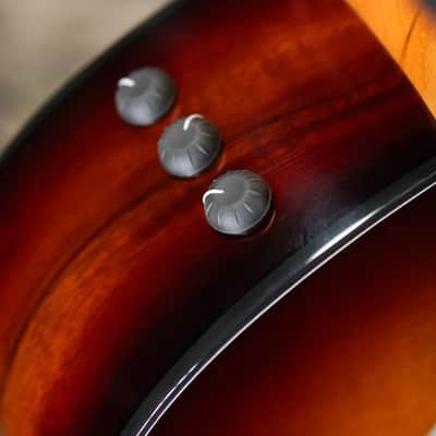 Taylor 214ce-K SB Plus Grand Auditorium Acoustic/Electric Guitar - Sunburst with Aerocase image 9