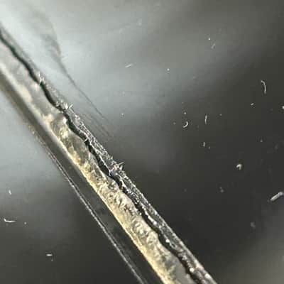 Ludwig 12" deep X 15" head Vistalite Concert Tom (11285-1236) Early 70's - Black Vistalite image 9