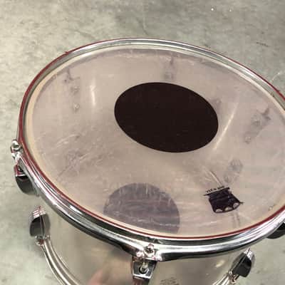Ludwig Vistalite 14”x10” Tom Drum Clear 1970’s image 9