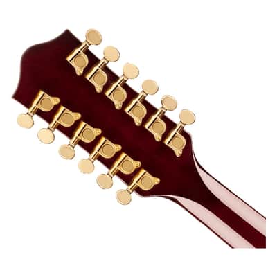 Used Gretsch G5422G-12 Electromatic Classic DC 12-String - Walnut Stain image 5