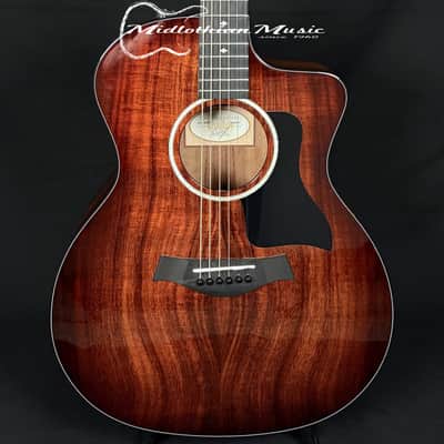 Taylor - 2018 224ce-K DLX - Hawaiian Koa - Acoustic/Electric Guitar - w/Case USED image 2