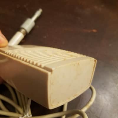 Silvertone T-46 Crystal Harp Mic Telectro Hi-Z lo-fi 1960s Beige Plastic image 11