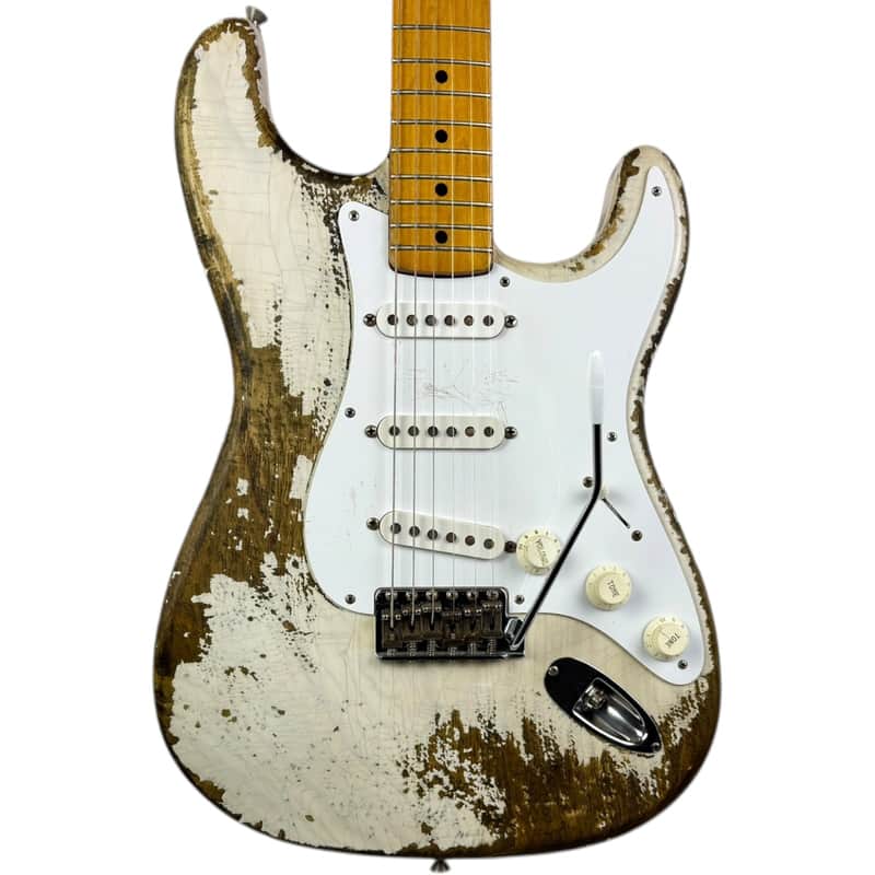Fender MJT 50s Reissue Stratocaster - Vintage White - Heavy Relic image 1