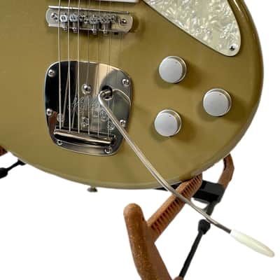 Koll Super Cub, Dirty Gold Metallic w/ Mastery bridge & vibrato Curtis Novak WRHB pickups image 5