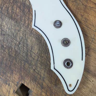 Vintage RARE 1958 Supro Silvertone Belmont Electric Guitar Pickguard Pots Input Jack Luthier Parts image 1