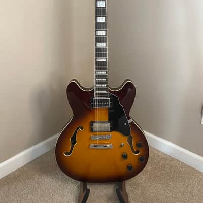 Grote “335-Style” Semi-Hollow Body with Seymour Duncan Phat Cat P90 Pickups - 2021 - Vintage Burst image 2