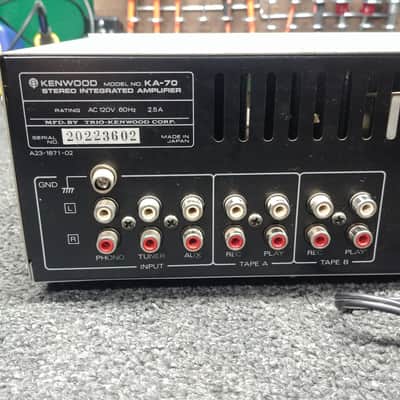 Vintage Kenwood KA-70 Integrated Amp Stereo HIFI 65WPC image 7