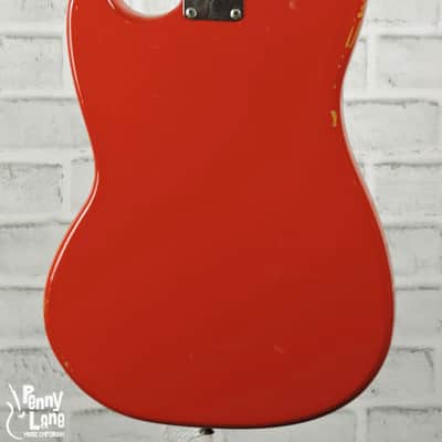 Fender Bronco Dakota Red Electric Guitar With Case – 1967 image 4
