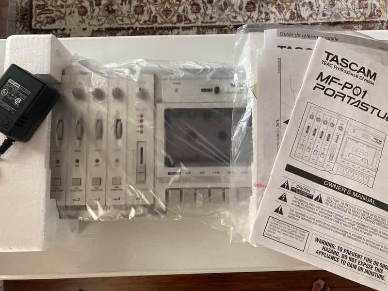 TASCAM MF-P01 Portastudio Multitrack Cassette Recorder 2000s - Silver image 1