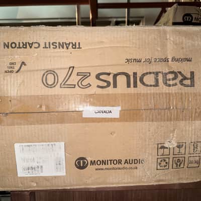 Monitor Audio Radius 270 Speakers (Walnut) (Factory Sealed NOS) image 3