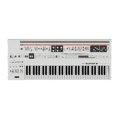 UDO Audio Super 8 (White) - 16-Voice Polyphonic Bi-Timbral Analog-Hybrid Performance Synthesizer  [Three Wave Music] image 2