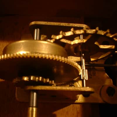 Fully Restored Vintage Seth Thomas Metronome No 7 Mid 1960s Honey Maple, Serviced, Solid Brass Trim image 8