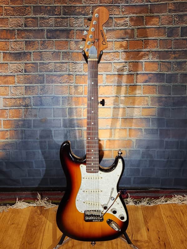 Vintage Columbus Partscaster w/ Original Body & Parts Sunburst image 1